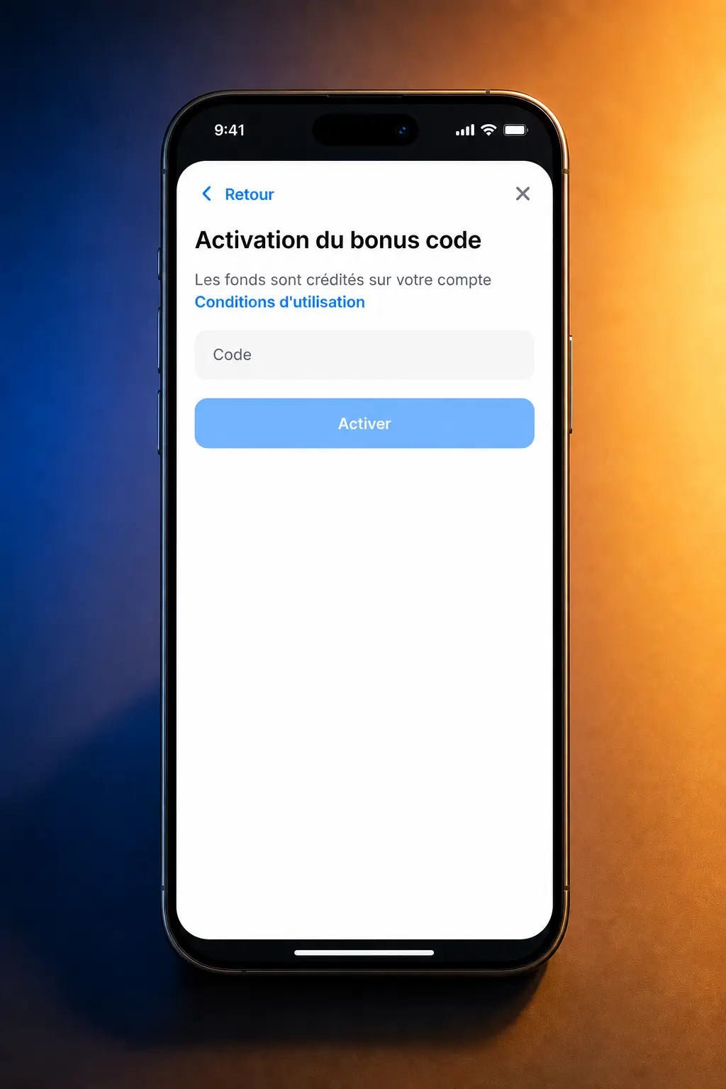 Activation du code promo 1win sur application mobile en 5 étapes simples pour Android et iOS