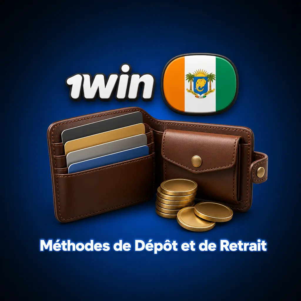 Méthodes de dépôt et retrait sur 1win en Côte d'Ivoire : Orange Money, Wave, Visa, crypto et plus