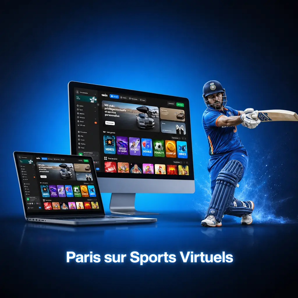 Paris sur sports virtuels 1win en Côte d'Ivoire : football, chevaux, lévriers et cyclisme simulés 24h/24