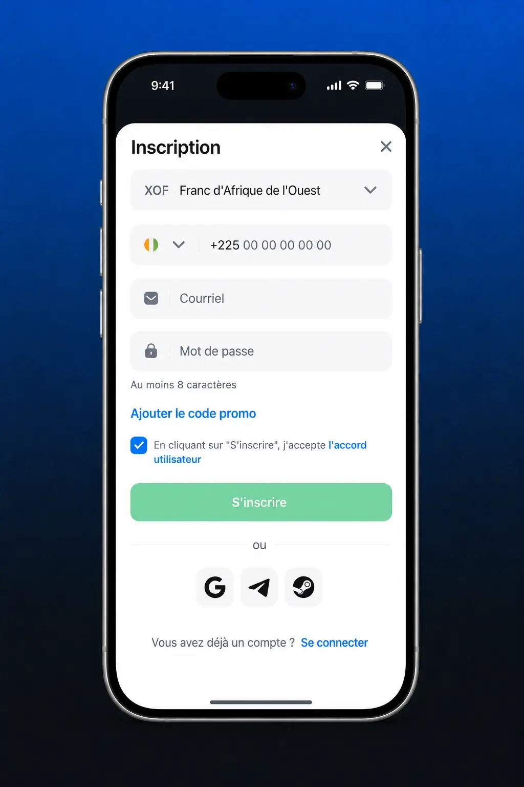 Guide étape par étape pour placer son premier pari sportif sur 1win en Côte d'Ivoire