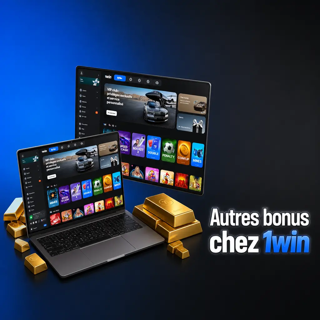 Autres bonus et récompenses disponibles sur la plateforme 1win avec codes promotionnels