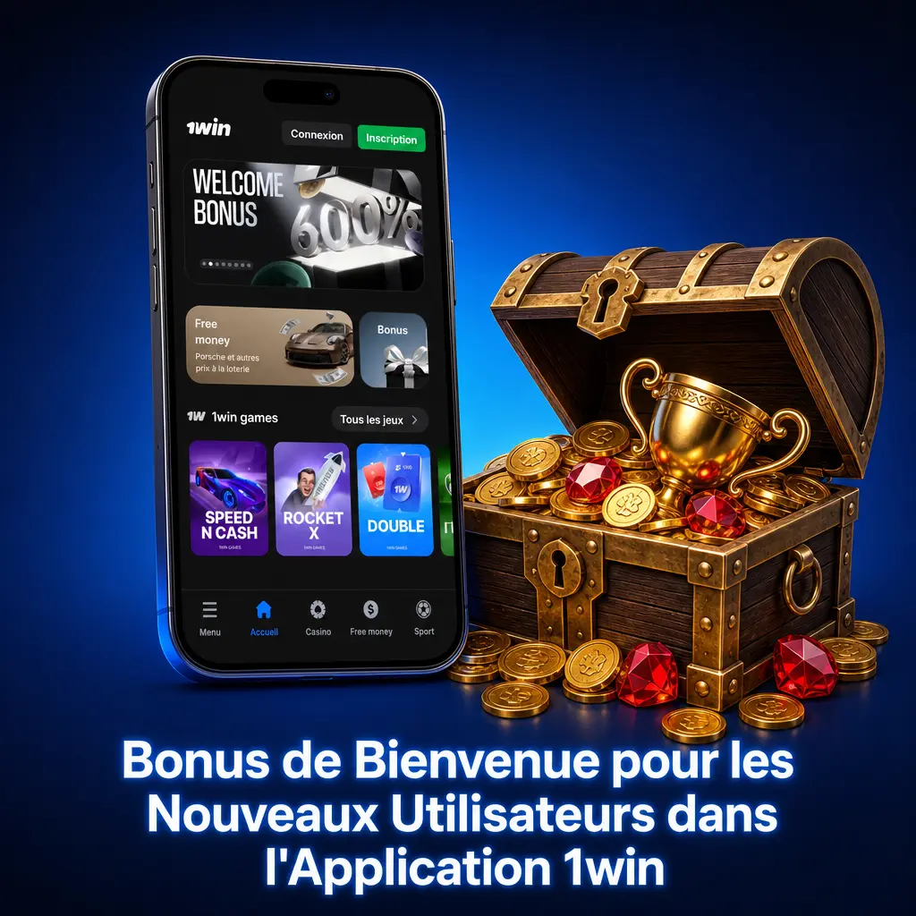 Bonus de bienvenue 1win : jusqu'à 600 000 XOF et 70 tours gratuits pour les nouveaux utilisateurs