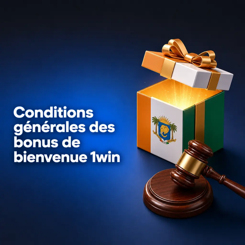 Conditions générales des bonus de bienvenue 1win : règles, mises et éligibilité pour nouveaux joueurs en Côte d'Ivoire