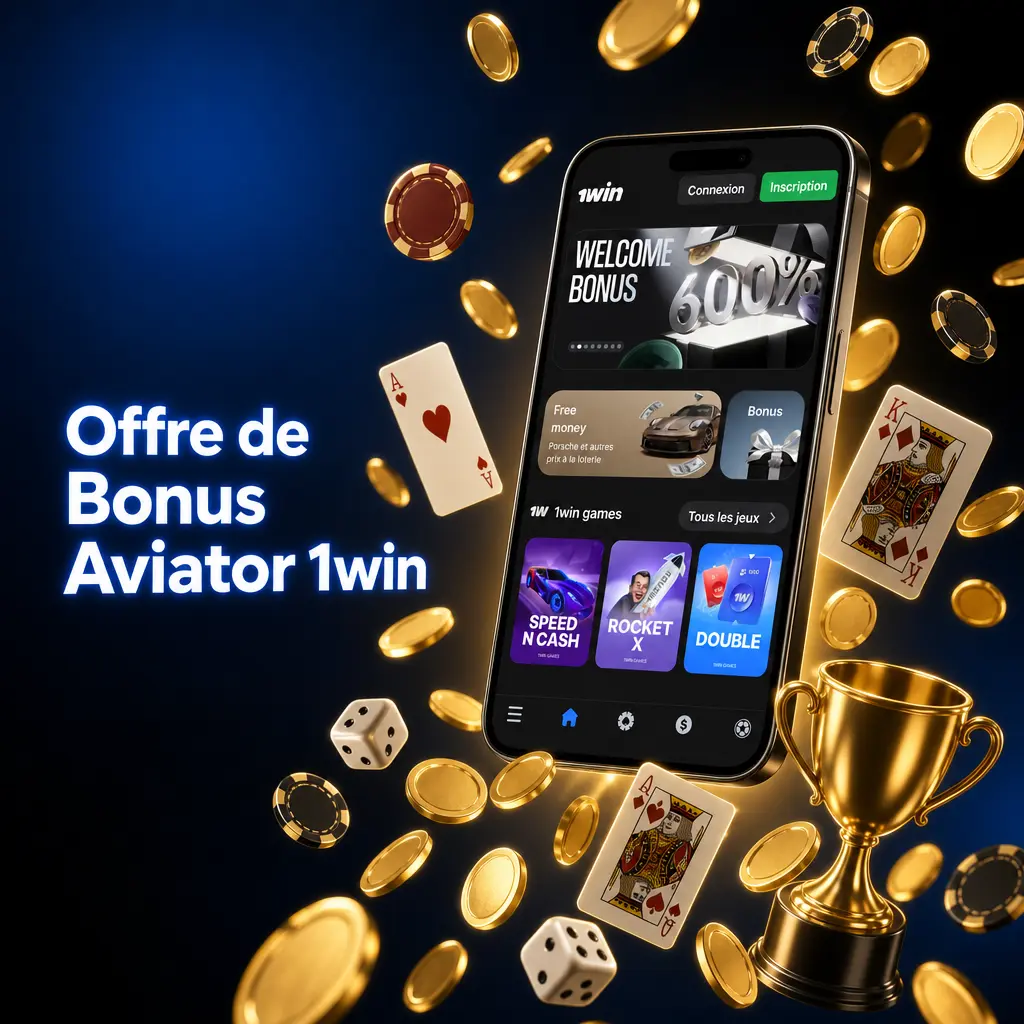 Offre de bonus Aviator 1win jusqu'à 500% avec dépôts multiples et tours gratuits pour nouveaux membres