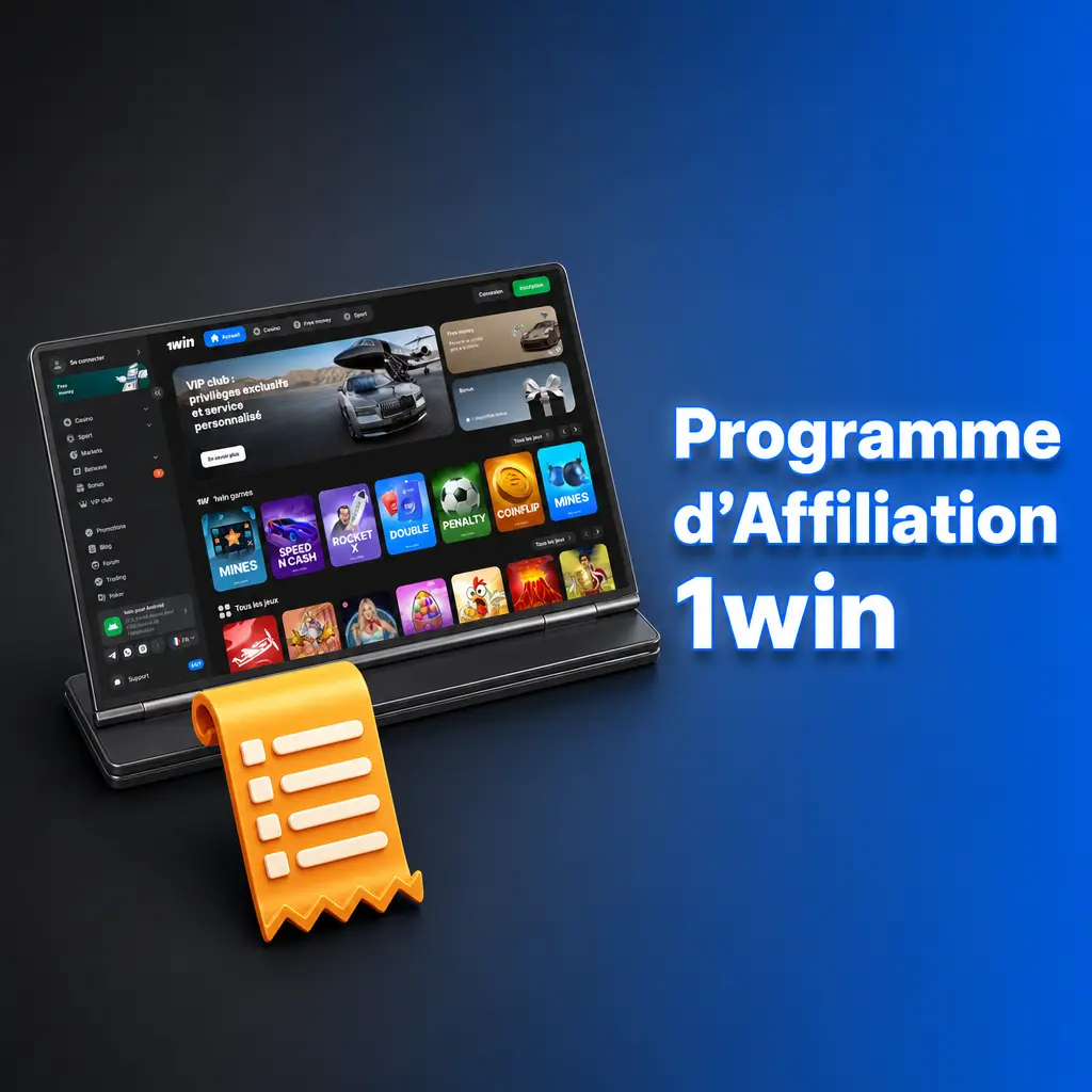 Programme d'affiliation 1win Côte d'Ivoire : gagnez jusqu'à 60% de commissions en recommandant la plateforme