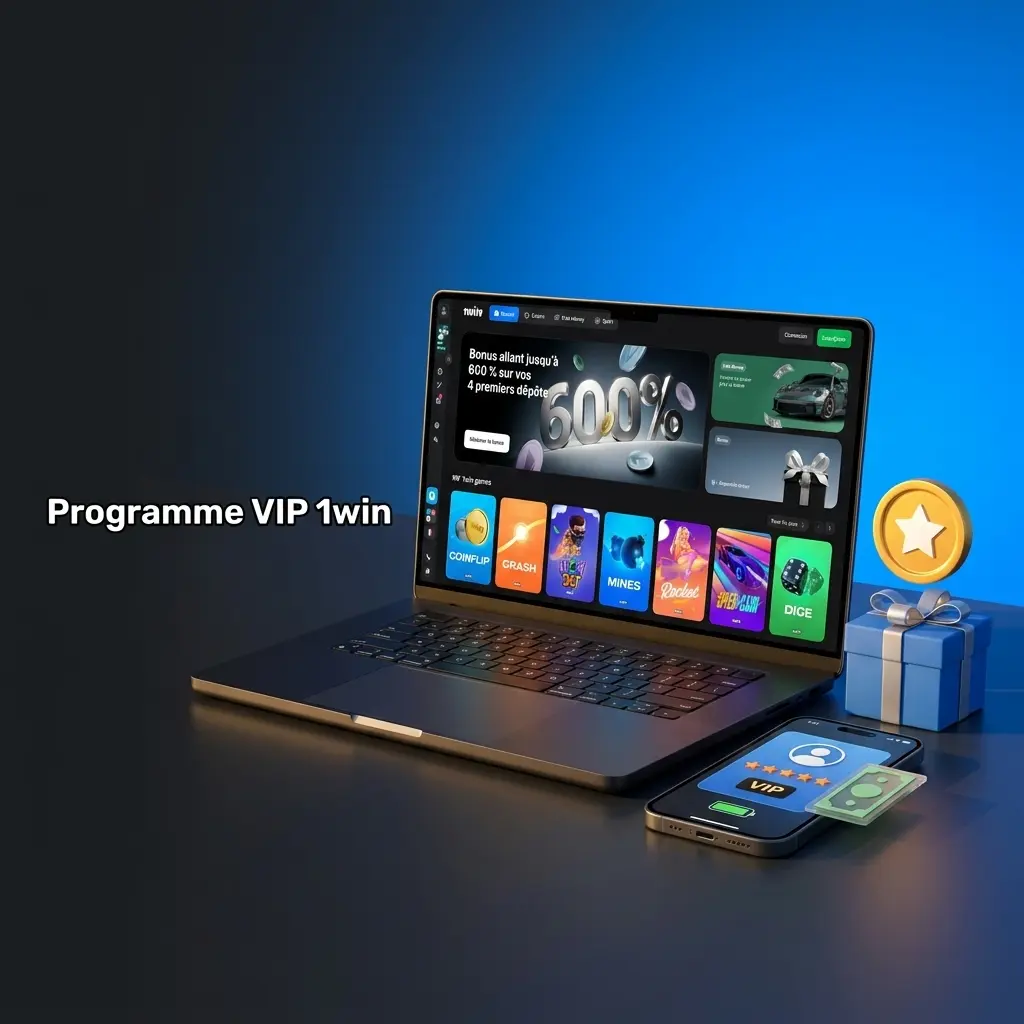 Programme VIP 1win Côte d'Ivoire : niveaux, points fidélité et avantages exclusifs pour joueurs réguliers