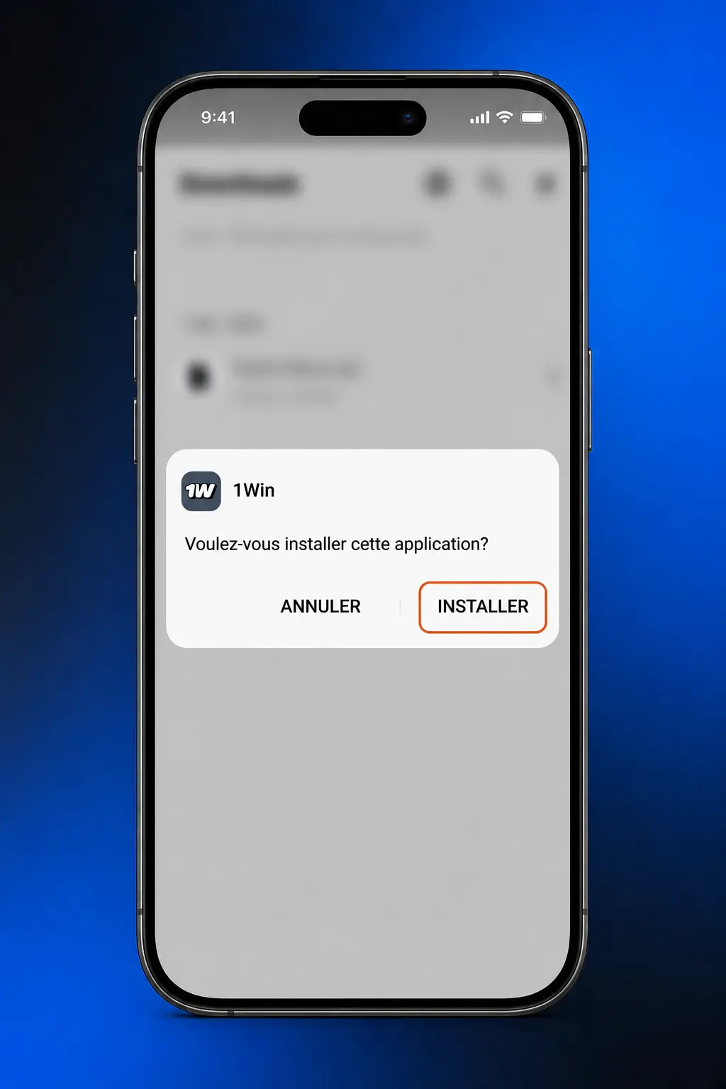 Téléchargement APK 1win sur Android en 4 étapes simples, rapide, sûr et gratuit