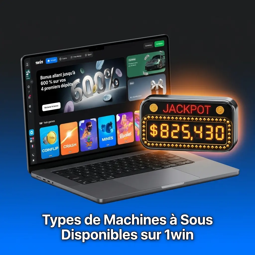Catalogue des types de machines à sous sur 1win avec plus de 10 000 jeux disponibles